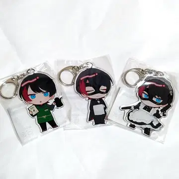 일하는 초학생 SD 아크릴 키링 3종 세트