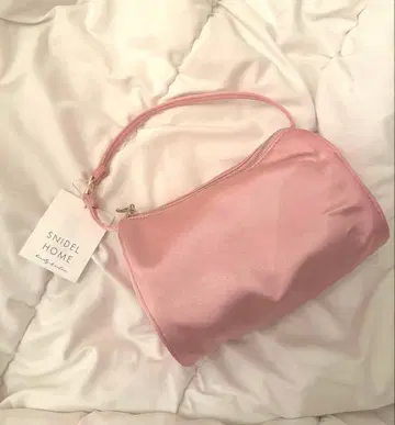 [ 새상품 택 포함 ] SNIDEL HOME 새틴 백 핑크