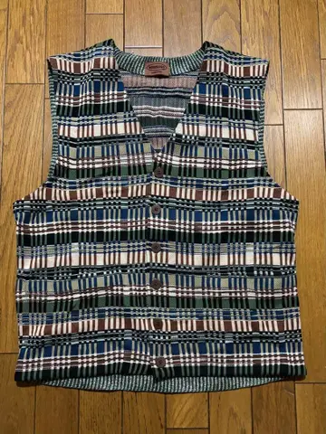 MISSONI 면 니트 베스트 이탈리아제 90s 빈티지 미쏘니