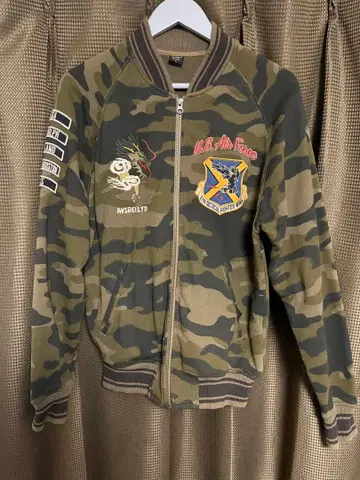 AVIREX MA-1 플라이트 자켓 L 카모플라쥬