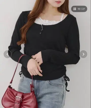 NICE CLAUP 도킹 드로스트 롱T