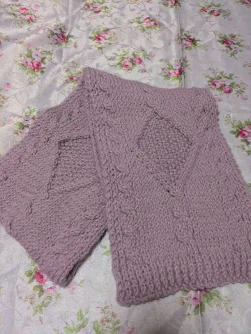 머플러 울 핸드메이드