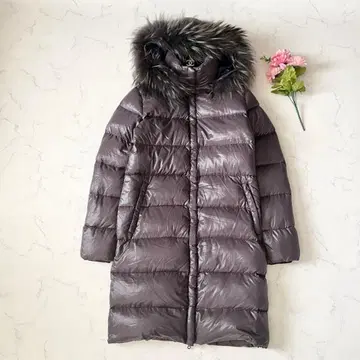 [ 빅 사이즈 ] 듀베티카 데네브 롱 다운 코트 보라색 42 XL 사이즈