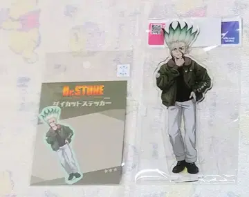이시가미 센쿠 아크릴 스탠드 스티커 Dr.STONE 플라이트 자켓
