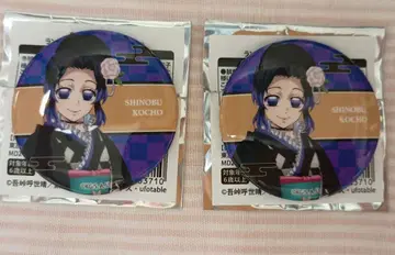 귀멸의 연주회 코쵸우 시노부 글리터 캔뱃지 2개