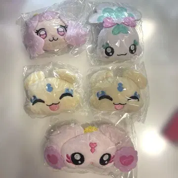 프리큐어 올스타즈 봉제 인형 클립 루룬 시프레 퍼프 미플