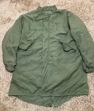 미군 실물 M65 모즈 코트 사이즈 M 쉘 라이너 피쉬테일