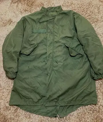 미군 실물 M65 모즈 코트 사이즈 M 쉘 라이너 피쉬테일