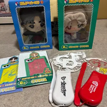 코무돗토 유타 유마 봉제 인형 외 세트