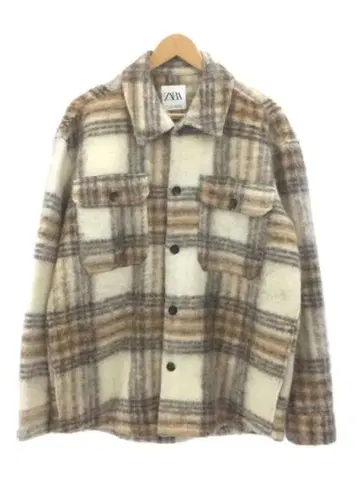 ZARA 플란넬 체크 셔츠 자켓 L