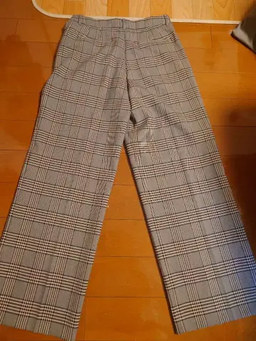 언타이틀 체크 무늬 팬츠 3 새상품