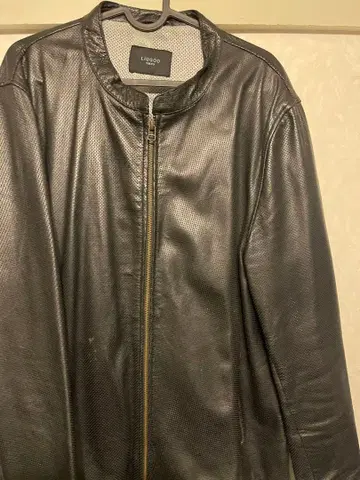 LIUGOO 블랙 메쉬 자켓