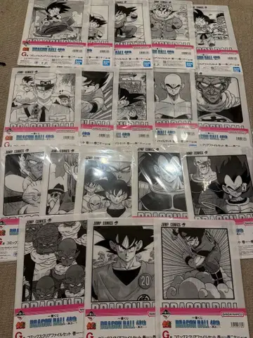 제일복권 DRAGON BALL 40th G상 클리어 파일 18종