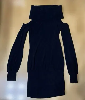 EGOIST 터틀넥 미니 원피스