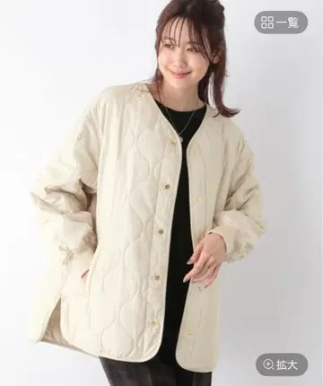 세탁 가능한 발수 퀼트 블루종 글로벌 워크