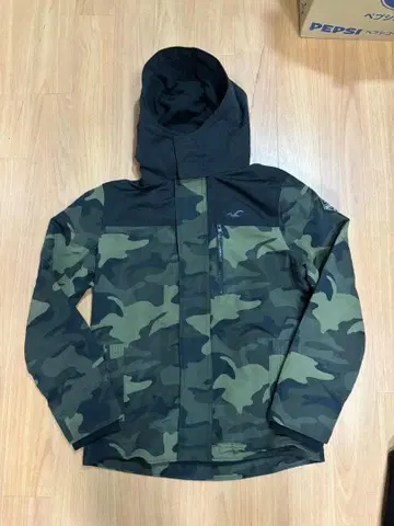 사이즈 S 홀리스터 카모플라쥬 카모 무늬 자켓 블루종 밀리터리