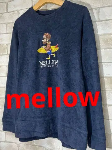 [ mellow ] 멜로우 파일 맨투맨 트레이닝복 오버 사이즈