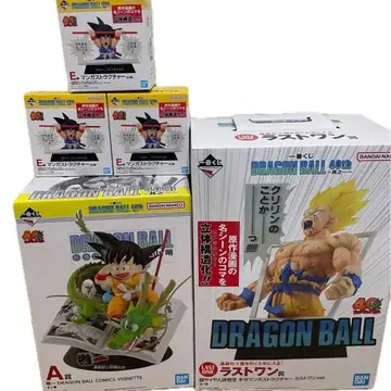 드래곤볼 제일복권 40th 제1탄 A상 E상 x 3 라스트 원상