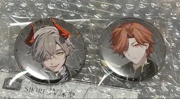 CR 할로윈 캔뱃지 아리사카 씨 달마이즈갓 씨