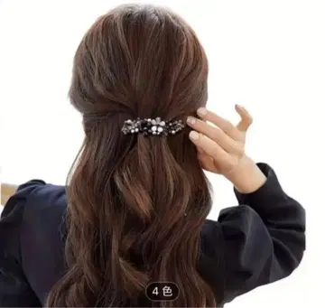 엘레강트한 꽃 모티브 헤어핀 4개