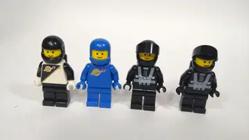 레고 클래식 스페이스 블랙트론 미니 피규어 4개 레트로