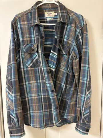 플란넬 체크 셔츠