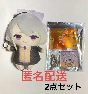 니지산지 니지퍼펫 히구치 카에데 키링 극락탕 2개 세트