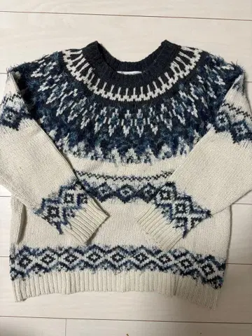 B:MING by BEAMS 노르딕 무늬 스웨터