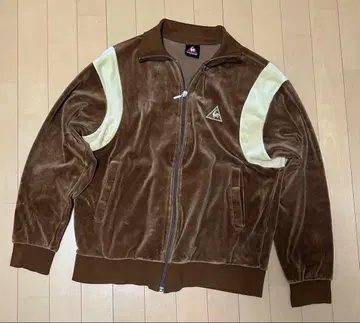 le coq sportif 벨로아 트랙 자켓 Y2K L 브라운