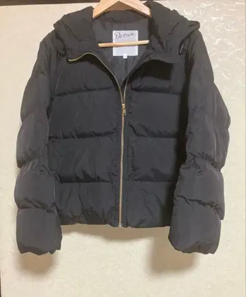 Dessin 숏 기장 다운 BLACK