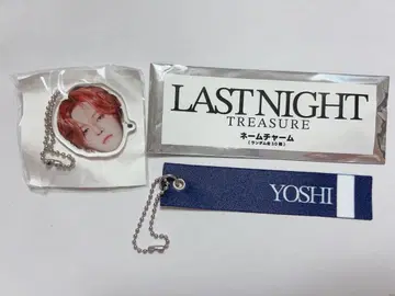 TREASURE YOSHI 얼굴 아크릴 키링 네임 참