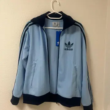 adidas 풀 지퍼 자켓 2XL 라이트 블루