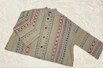 M&Kyoko 도트 니트 가디건