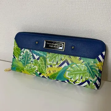 [트로피컬 리프 무늬] SamanthaThavasa 장지갑