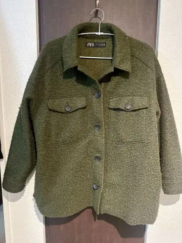 ZARA 오버 사이즈 자켓 코트 카키