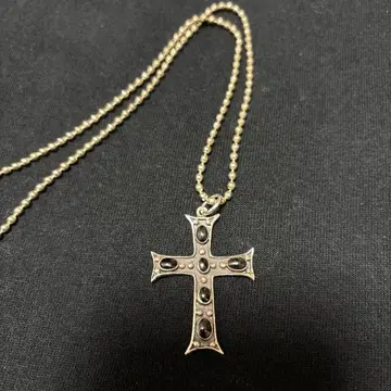 십자가 목걸이 실버 925 archive opium Y2K