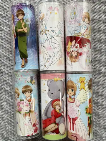 CC 사쿠라. 카드캡터 사쿠라 역대 스틱 케이크 보틀 6종 세트