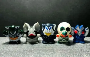 울트라 괴수 소프트 비닐 손가락 인형 5개 세트