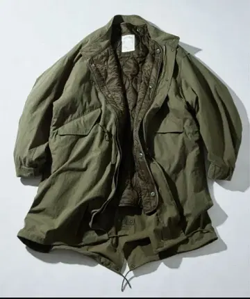 FREAK'S STORE M65 빅 실루엣 모즈 코트 라이너 포함