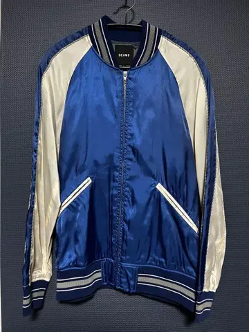 BEAMS 새틴 스카잔