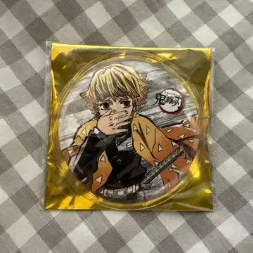 귀멸의 칼날 전집중전 막간화 캔뱃지 아가츠마 젠이츠