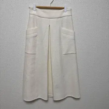 [택 포함 새상품] 야마다야 Aga 9호 아이보리 플레어 스커트 4 포켓