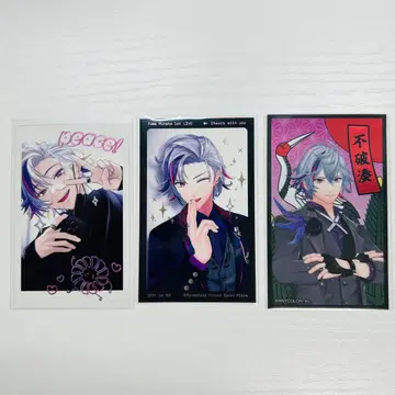 니지산지 후와 미나토 폴라로이드풍 카드 씰 스티커