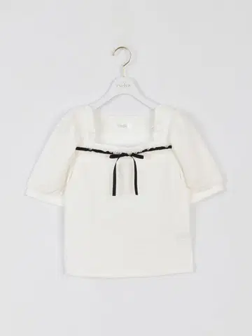 evelyn 프릴 레이스 컷 상의