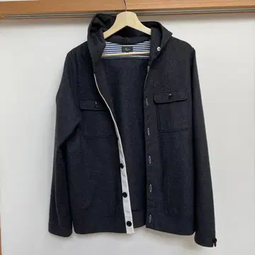 탄력 harriss 후드 부착 자켓