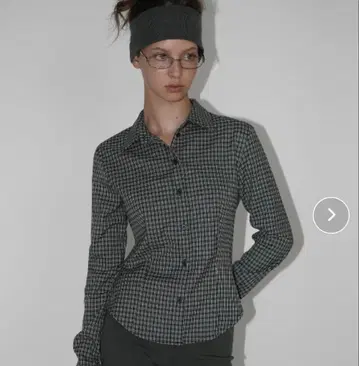 BLACKUP 누보 체크 셔츠 M