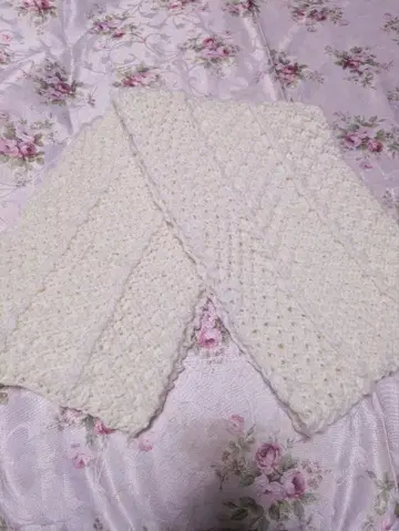 울 머플러 핸드메이드