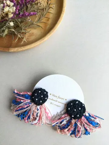 !수주 제작! 밤하늘의 프린지 귀찌/귀걸이