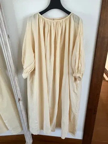 Gauze# 거즈 린넨 원피스 (아이보리)