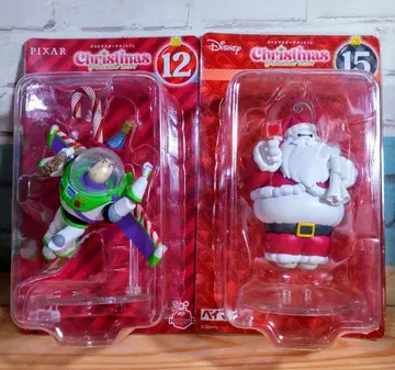 디즈니 크리스마스 오너먼트 베이맥스 버즈 라이트이어 2세트